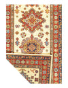 Ivory Super Kazak Lamb's Wool Runner 2'7" X 12'7"