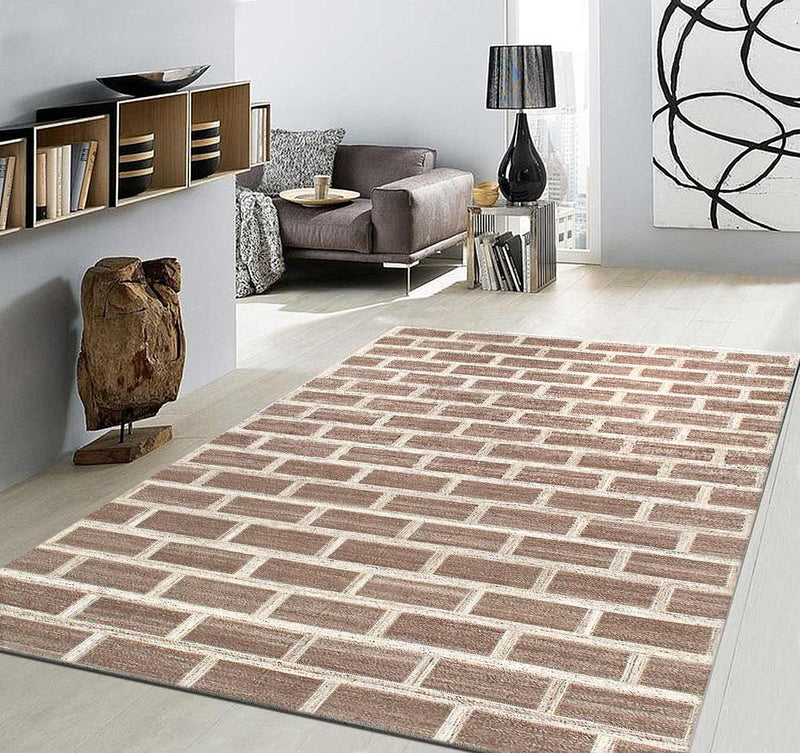 Pasargad Handmade Studio Leather Modern Rug 4' X 6'