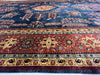 Navy Blue Fine Hand Knotted sarouk mohajran Design 10' X 17'