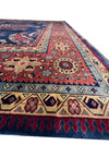 Navy Blue Fine Hand Knotted sarouk mohajran Design 10' X 17'