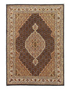 Fine Hand Knotted Silk & wool Tabriz Design 4'9'' X 6'11''