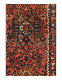 Antique Persian Hand Knotted Lilihan Runner 2'7'' X 19'6"