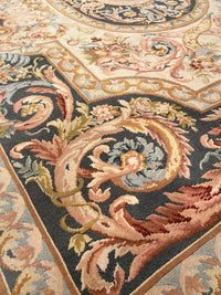 Fine Hand Knotted Savonnerie rug 8'1'' X 10'1''