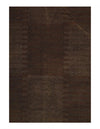 Reversible Scandinavian hand woven OverDyed rug 6'7" x 7'