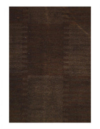 Reversible Scandinavian hand woven OverDyed rug 6'7" x 7'