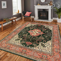 Fine hand Knotted Pak Tabriz Design design 8'1'' X 10'1''