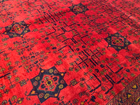 Afghan Tribal beshir 8'8"x11'