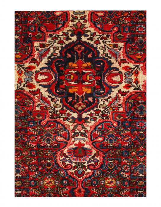 Fine Hand Knotted Persian Antique Hosseinabad Rug 12'5'' X 21'3''