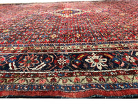 Fine Hand Knotted Persian Antique Hosseinabad Rug 12'5'' X 21'3''