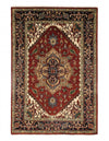 Fine Hand Knotted Persian Serapi Design 5.11 X 9'