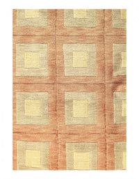 Fine Hand Knotted Modern square rug