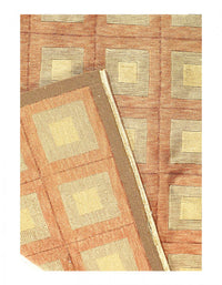 Fine Hand Knotted Modern square rug