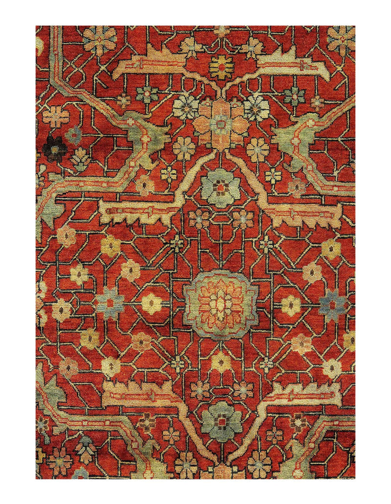 Rust Fine Serapi Rug 10'X 14'