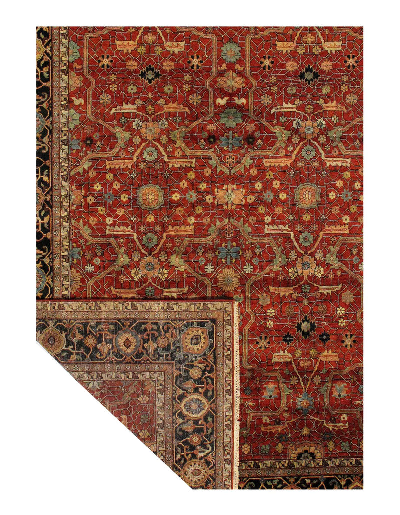 Rust Fine Serapi Rug 10'X 14'