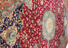 Red Persian Fine Tabri 70 Raj silk & wool 10' X 13'