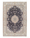 Persian 6 /L Nain Silk & Wool Rug - 6'5" X 9'6"