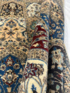 6 LA Multi Color Fine Hand Knotted Persian silk & wool Habibian Nain 6'9" X 10'