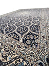 6 LA Fine Hand Knotted Persian silk & wool Habibian Nain 7' x 10'