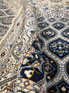 Multi Color Fine Hand Knotted Persian silk & wool Habibian Nain 8'6" x 11'6'