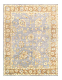 Traditional Oushak Design Hand-knotted Rug 9' X 12'