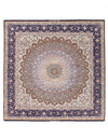 Super Fine Hand Knotted Persian silk & wool Isfahan Rug 8'4" X 8'4"