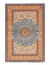 Super Fine Hand Knotted Persian silk & wool Isfahan Rug 5' X 7'5"