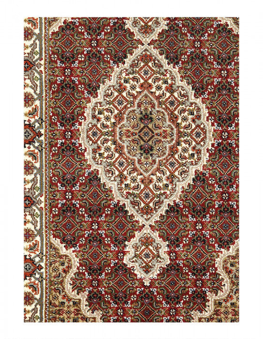 Tabriz Design Mahi Design Silk & Wool Rug - 2'5" X 4'7"