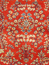 Rust Persian sarouk design Runner 2'.6''x12'