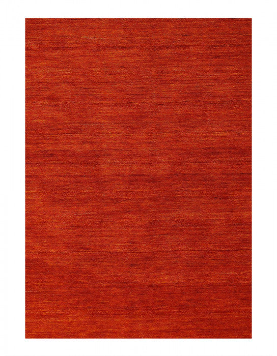 Red color Fine Hand Knotted Gabbeh Rug 8'11'' X 12'