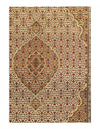 Fine hand knotted Silk & wool Tabriz Design design 4'6'' X 6'6''