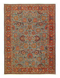 Persian Antique Tabriz Design rug 9' X 12'2''