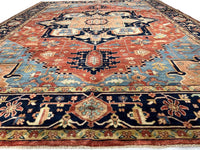 Fine Hand knotted Persian serapi Design 9' X 12'