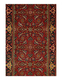 Fine Hand Knotted Herati runner 2' X 9'11''