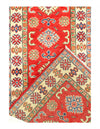 Red Color Fine Hand Knotted Kazak runner 2'1'' X 6'2''