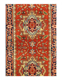 Fine Hand Knotted Serapi Runner 2'6'' X 15'6''