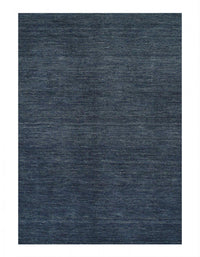 Blue Color hand knotted Gabbeh rug 10' X 13'11''