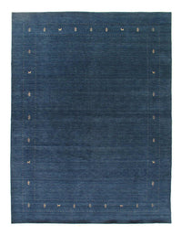 Navy Blue hand Knotted Gabbeh rug 9' X 12'