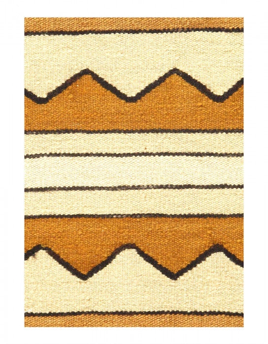 Fine Flat wave navaho rug 2' X 3'4''