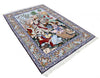 Fine Hand knotted Persian silk & wool Isfahan rug 4'11'' X 7'11''