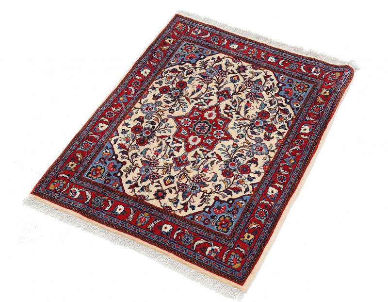 Fine Hand knotted Persian sarouk rug 2'2'' X 2'9''