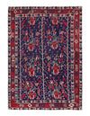 Persian hand knotted vintage Afshar rug 4'3'' X 6'