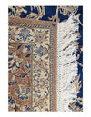 Navy blue color Hand knotted Persian Nain rug 8'1'' X 15'