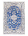 Light Blue Hand knotted Persian Nain 9'6'' X 13'11''