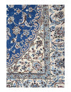 Light Blue Hand knotted Persian Nain 9'6'' X 13'11''