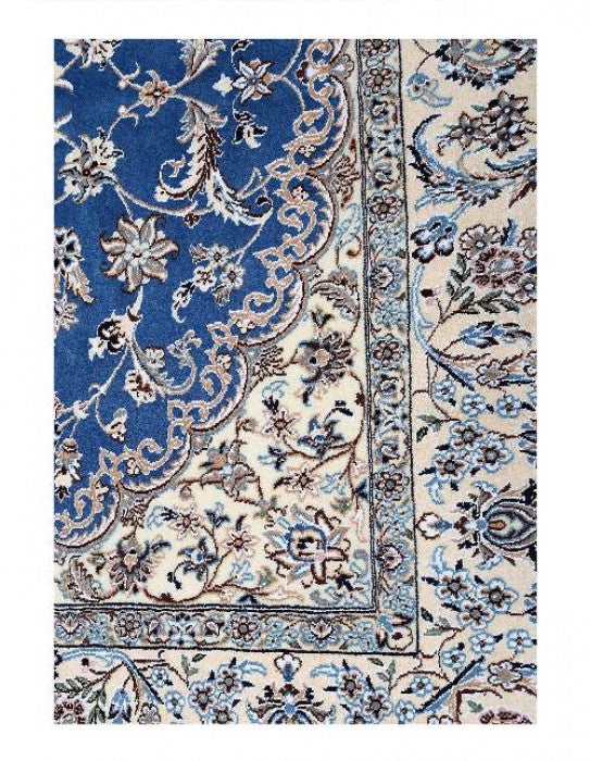 Light Blue Hand knotted Persian Nain 9'6'' X 13'11''