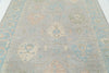 Beige color Fine Hand knotted Oushak rug 7' X 9'11''