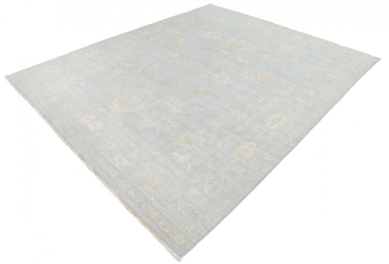 Fine Hand knotted oushak rug 8'2'' X 9'11''