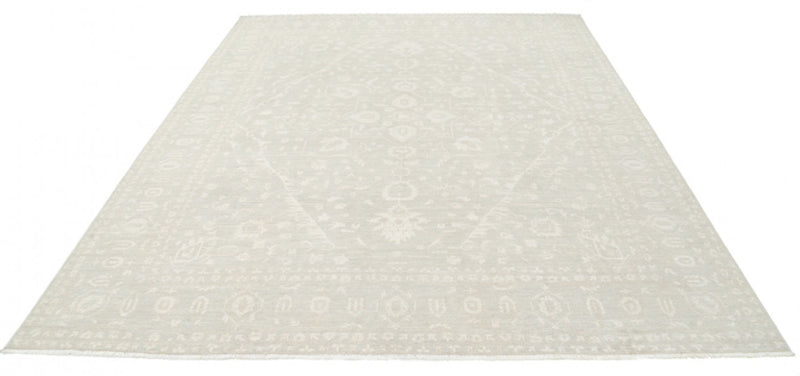 Ivory Color Hand knotted Farahan rug 8'2'' X 10'