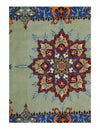 Super Fine hand knotted silk & wool Isfahan 2' X 4'2''