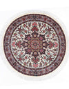 Fine Hand knotted Persian Bidjar round rug 3'5'' X 3'5''